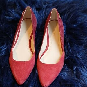Calvin Klein Red Flats Shoes